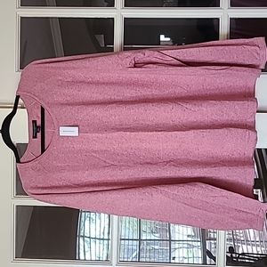 Banana Republic Silk Linen Lightweight Sweater Red